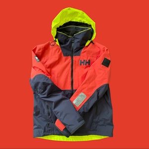 Mens Sailing Jacket by Helly Hansen SIZE MEDIUM